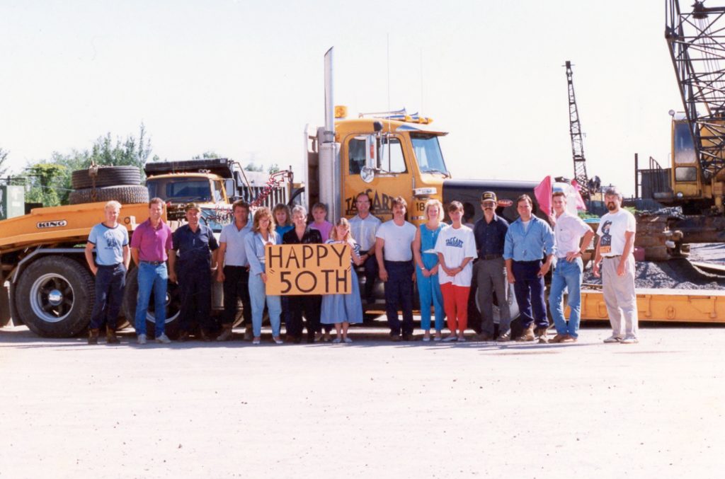 Photograph Celebrating 50 years of Taggart Construction