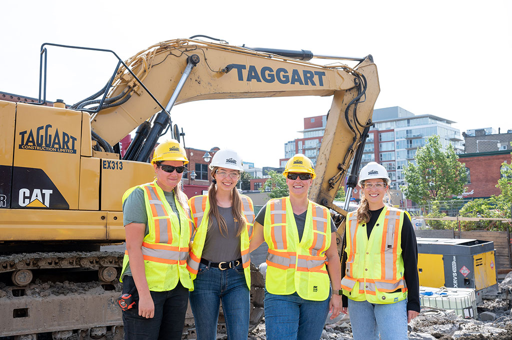 Photograph of Tamarack Workers on a Construction Site
